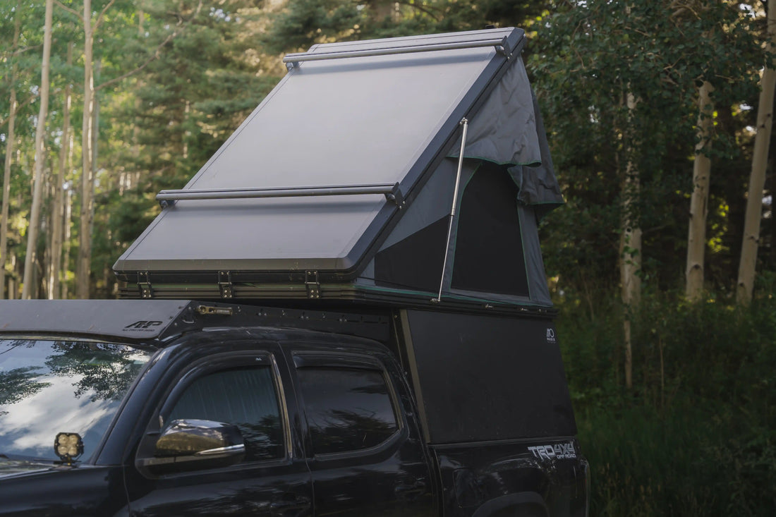 Madix drift aluminum truck camper on Toyota Tacoma