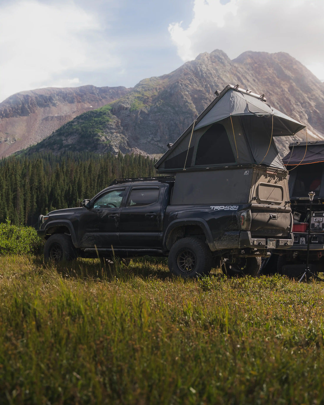 2019 Toyota Tacoma with Truck Bed Camper