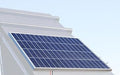 200 watt solar panel on truck camper rooftop tent.